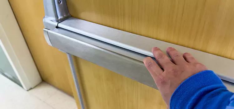Installing a Push Bar on a Door Haines City